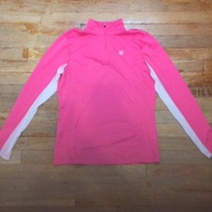 2/$25✨Pink long sleeve quarterzip.